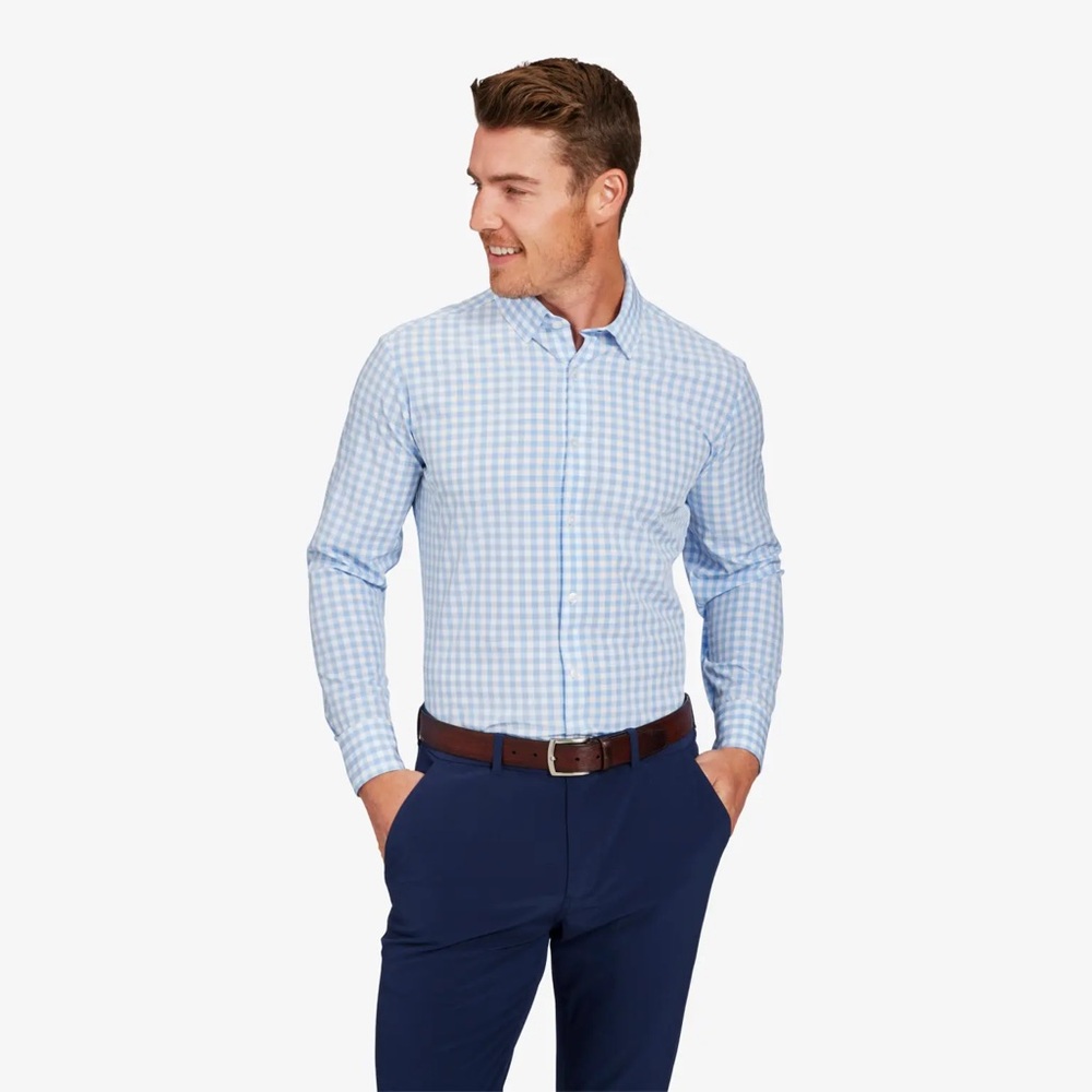 Mizzen+Main. Leeward Long sleeve dress shirt. XXL.